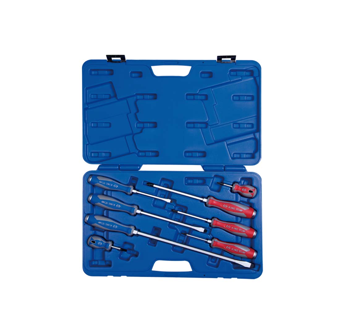 KING TONY 8PCS GO THRU SCREWDRIVER & SET